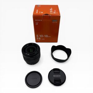 Sony Alpha 10-18mm f/4 OSS Ultra-Wide Angle Zoom Camera Lens E Mount Mint W Box